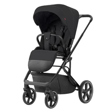 Универсальная коляска Carrello Alfa CRL-6522 Rock Black черная, 2 в 1, регулируемая ручка фото 14