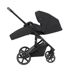 Универсальная коляска Carrello Alfa CRL-6522 Rock Black черная, 2 в 1, регулируемая ручка фото 37