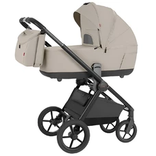 Универсальная коляска Carrello Epica CRL-8510 Almond Beige 2026 светло-бежевая, 2 в 1, люлька, прогулочный блок