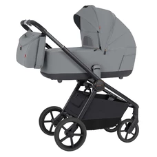 Универсальная коляска Carrello Epica CRL-8510 Iron Grey 2026 серая, 2 в 1, люлька, прогулочный блок