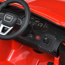 Детский электромобиль M 5796EBLR-3 красный Audi с кожаным сиденьем фото 16