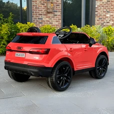 Детский электромобиль M 5796EBLR-3 красный Audi с кожаным сиденьем фото 37