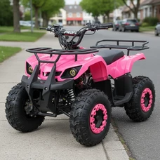 Квадроцикл HB-ATV1000AS-8 розовый с мотором 1000W