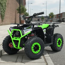 Подростковый квадроцикл HB-FFA1000-5(MP3) зеленый с мотором 1000 Вт