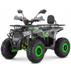 Квадроцикл HB-EATV1450F-P-11-5(MP3) V2 серо-зеленый с мотором 1450W и 5 аккумуляторами