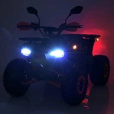 Квадроцикл HB-EATV1450F-P-11-7(MP3) V2 серо-оранжевый с мотором 1450W и 5 аккумуляторами фото 41