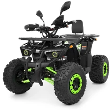 Квадроцикл на аккумуляторе HB-EATV1450H-2-5(MP3) V2 черно-зеленый с двигателем 1450 Вт фото 21