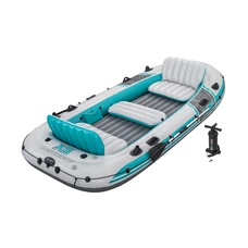 Пятиместная надувная лодка Bestway 65159 Adventure Elite X5 Raft set 364 х 166 х 45 см фото 53