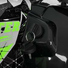 Квадроцикл HB-EATV1450F-P-2-7(MP3) V2 черно-оранжевый с мотором 1450W и 5 аккумуляторами фото 16