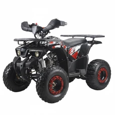 Квадроцикл на аккумуляторе HB-EATV1450H-2-3(MP3) V2 черно-красный с двигателем 1450 Вт