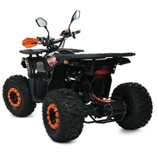 Квадроцикл на аккумуляторе HB-EATV1450H-2-4(MP3) V2 черно-синий с двигателем 1450 Вт фото 21