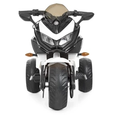 Детский мотоцикл на аккумуляторе M 4274ELR-1 белый с пультом фото 14