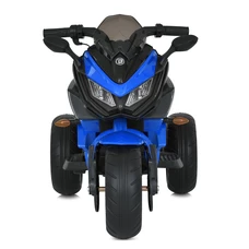 Детский мотоцикл на аккумуляторе M 4274ELR-4 синий с пультом фото 14