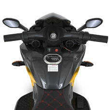 Детский мотоцикл на аккумуляторе M 4274ELR-6 желтый с пультом фото 71