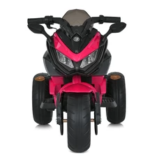 Детский мотоцикл на аккумуляторе M 4274ELR-8 розовый с пультом фото 14