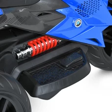 Детский мотоцикл M 4274EL-4 синий с EVA колесами фото 92