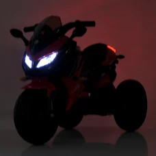 Детский мотоцикл M 4274EL-6 желтый с EVA колесами фото 54