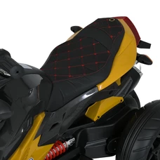 Детский мотоцикл M 4274EL-6 желтый с EVA колесами фото 86