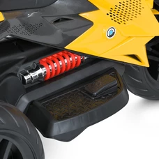 Детский мотоцикл M 4274EL-6 желтый с EVA колесами фото 92