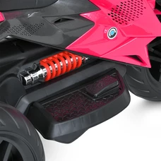 Детский мотоцикл M 4274EL-8 розовый с EVA колесами фото 92