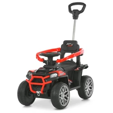 Детский квадроцикл - толокар M 6300EBLR-3 красный с пультом управления