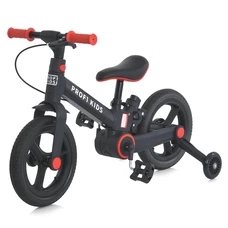 Детский велосипед - трансформер 12 д. Prof1 Kids MB 1021-1 черный 3 в 1 беговел фото 16