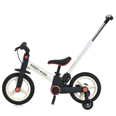 Детский велосипед - трансформер 12 д. Prof1 Kids MB 1021-2 белый 3 в 1 беговел фото 54