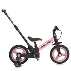 Детский велосипед - трансформер 12 д. Prof1 Kids MB 1021-3 розовый 3 в 1 беговел фото 54