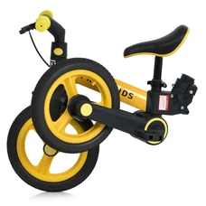 Детский велосипед - трансформер 12 д. Prof1 Kids MB 1021-7 желтый 3 в 1 беговел фото 11