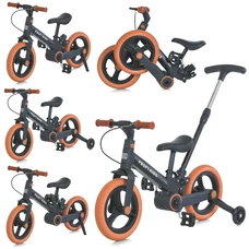 Детский велосипед - трансформер 12 д. Prof1 Kids MB 1021-1BR коричневый 3 в 1 беговел фото 53