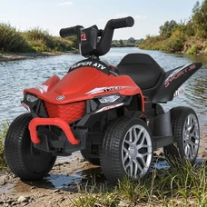 Детский электроквадроцикл M 5730EL-3 красный с мягким сиденьем