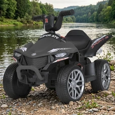 Детский электроквадроцикл M 5730EL-11 серый с мягким сиденьем