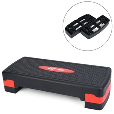 Степ - платформа MS 0534-3 черно-серая с двумя ступенями фото 37