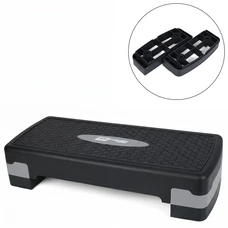 Степ - платформа MS 0534-7 черно-оранжевая с двумя ступенями фото 14