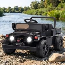 Детский электромобиль M 6308EBLR-2 черный Toyota с мягким сиденьем