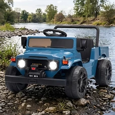 Детский электромобиль M 6308EBLR-4 синий Toyota с мягким сиденьем