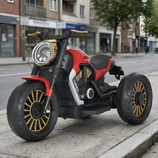 Детский мотоцикл на аккумуляторе M 5048ELR-3 красный с пультом управления