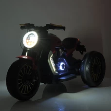 Детский мотоцикл M 5048EL-2 черный с мягким сиденьем фото 92