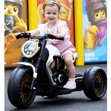 Детский мотоцикл M 5048EL-3 красный с мягким сиденьем фото 21