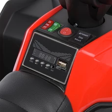 Детский квадроцикл M 4959EBLR-3 красный с двумя моторами и пультом фото 71