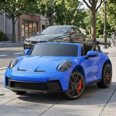 Двухместный детский электромобиль M 6111EBLR-4(24V) синий с EVA колесами