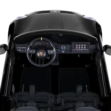 Двухместный детский электромобиль M 6111EBLRS-2(24V) автопокраска черный с EVA колесами фото 15