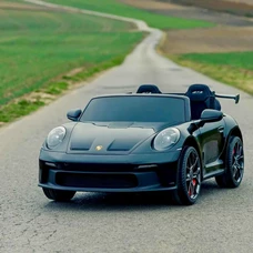 Двухместный детский электромобиль M 6111EBLRS-2(24V) автопокраска черный с EVA колесами фото 37