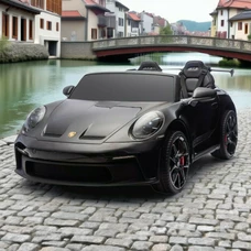 Двухместный детский электромобиль M 6111EBLRS-2(24V) автопокраска черный с EVA колесами фото 54