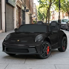 Двухместный детский электромобиль M 6111(MP4)EBLRS-2(24V) черный в автопокраске с планшетом