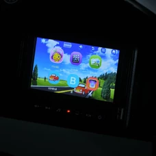 Двухместный детский электромобиль M 6111(MP4)EBLRS-2(24V) черный в автопокраске с планшетом фото 16