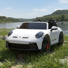 Двухместный детский электромобиль M 6111AL-1(24V) белый с резиновыми колесами