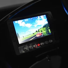 Детский электромобиль M 4418(MP4)EBLRS-11 серый автопокраска с планшетом Range Rover фото 15