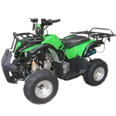 Подростковый квадроцикл HB-EATV1000D(MP3)-2-5 черно-зеленый с MP3