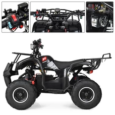 Подростковый квадроцикл HB-EATV1000D(MP3)-2-5 черно-зеленый с MP3 фото 21